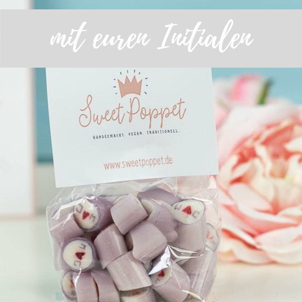 Sweet Poppet Bonbons mit euren Initialen